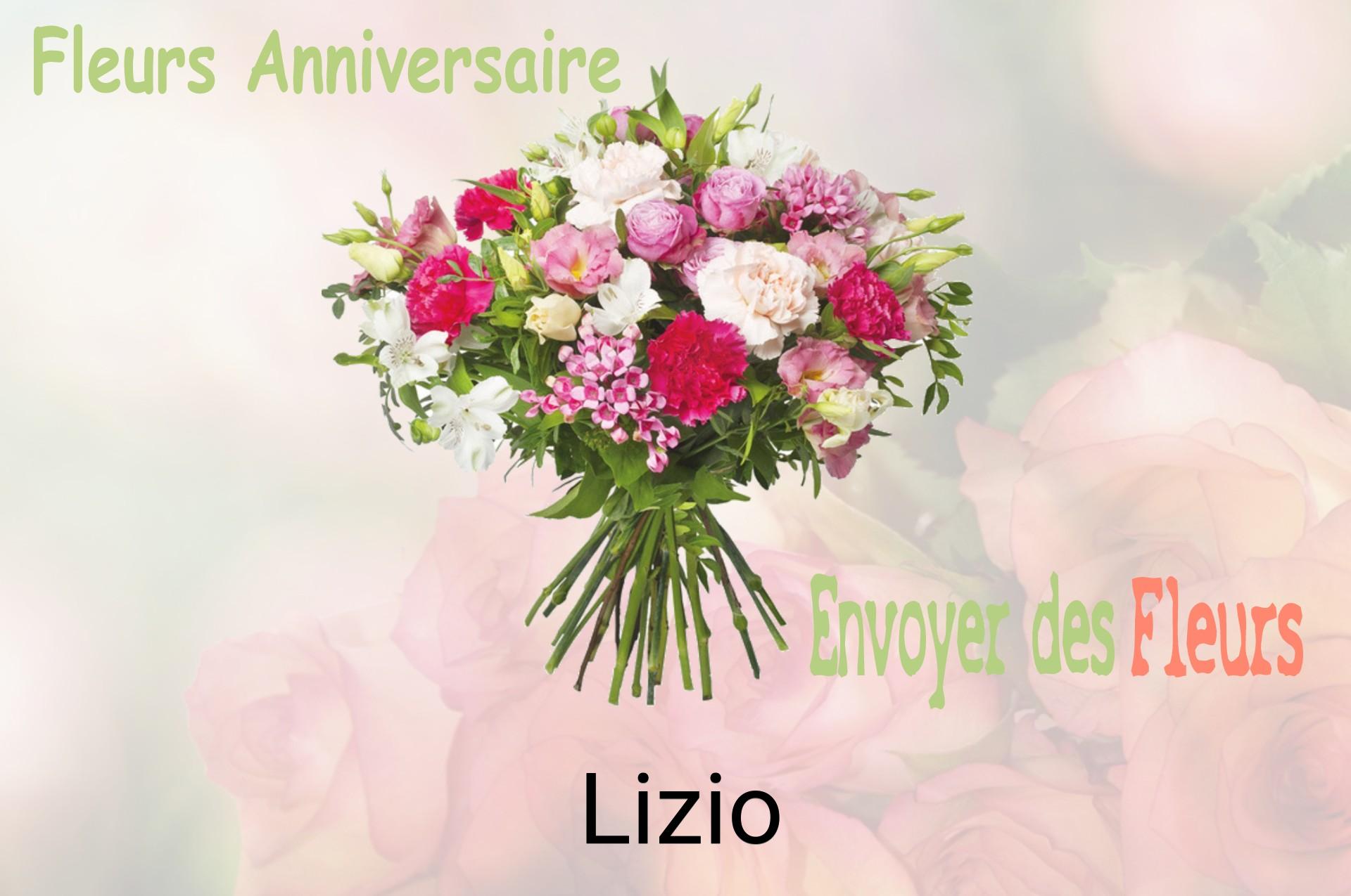 Bouquet de fleurs d’anniversaire livré à Lizio